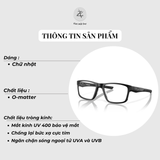  Gọng kính Oakley Hyperlink 0OX8078 dáng chữ nhật chính hãng fullbox 