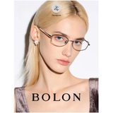 Gọng kính Bolon BB7000 dáng lục giác titanium chính hãng fullbox