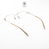  Gọng kính xẻ cước Chrome Hearts CH8031 dáng chữ nhật nữa khung Titanium cao cấp 
