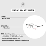 Gọng kính thể thao New Balance Elock NBL07104X dáng chữ nhật nhựa Titanium chính hãng fullbox