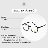 Gọng kính Lavein Paris 99009 dáng tròn nhựa TR90 chính hãng fullbox