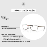  Gọng kính Oakley Addams 0OX3012 dáng đa giác chính hãng fullbox 