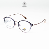  Gọng kính Lavein Paris V9004 dáng tròn titanium & nhựa TR90 chính hãng fullbox 