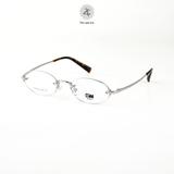 Gọng khoan không viền GAMA MY9026 dáng oval Titanium chính hãng