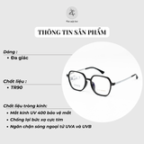 Gọng kính C&C OWEN 2250 dáng đa giác TR90 phong cách thời trang cao cấp