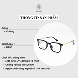  Gọng kính C&C OWEN 2272 dáng vuông TR90 phong cách thời trang cao cấp 