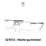  Gọng kính nửa khung Oakley Socket 5.5 0OX3218 dáng chữ nhật kim loại C-5™ Metal Alloy chính hãng fullbox 