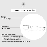  Gọng kính Oakley Barrelhouse 0.5 0OX3174 dáng chữ nhật chính hãng fullbox 