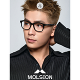 Gọng kính Molsion MX3003 dáng vuông nhựa acetate chính hãng fullbox