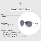  Kính mát thể thao khoan không viền Oakley Tailend ti 0OO6026 dáng tròn titanium chính hãng fullbox 