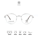  Gọng kính Kanamwon ML- 92038 dáng tròn titanium chính hãng 