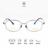  Gọng kính 3004 dáng oval titanium phong cách thời trang cao cấp 