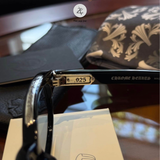  Gọng kính Chrome Hearts Lowrider dáng oval nhựa acetate cao cấp fullbox 