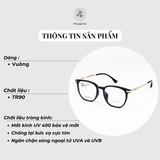  Gọng kính C&C OWEN 2253 dáng vuông TR90 phong cách thời trang cao cấp 