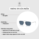  Kính mát RayBan 0RB3768 dáng đa giác chính hãng fullbox 