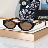  Kính mát Chrome Hearts Blaster dáng mắt mèo acetate cao cấp fullbox 
