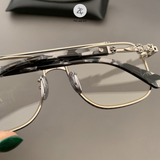  Gọng kính Chrome Hearts CBEATH II dáng phi công titanium cao cấp fullbox 