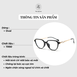  Gọng kính Zay Eyewear G6023 dáng mắt mèo nhựa TR90 & kim loại 