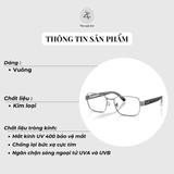  Gọng kính RayBan 0RX6529 dáng vuông chính hãng fullbox 
