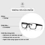  Gọng kính Oakley Litebeam 0OX8140 dáng vuông chính hãng fullbox 