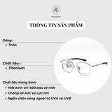  Gọng kính New Balance NBN07092X dáng vuông titanium chính hãng fullbox 