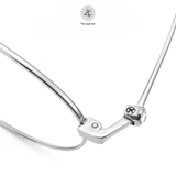  Gọng kính Zay Eyewear 93805 dáng oval titanium phong cách Hàn Quốc 