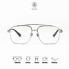  Gọng kính Chrome Hearts CBEATH II dáng phi công titanium cao cấp fullbox 