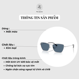  Kính mát RayBan x Jennie 0RB3783 dáng mắt mèo kim loại chính hãng fullbox 