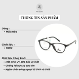  Gọng kính AkiraZenshi AK20 dáng mắt mèo nhựa TR90 dẻo chính hãng 