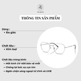  Gọng kính RayBan 0RX6534 dáng vuông kim loại chính hãng fullbox 