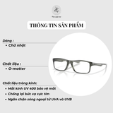  Gọng kính Oakley Plank 2.0 0OX8081 dáng chữ nhật chính hãng fullbox 