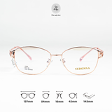  Gọng kính Sedonna 2508 dáng mắt mèo titanium chính hãng 