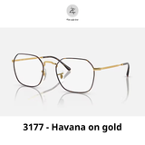  Gọng kính RayBan 0RX3694V dáng đa giác chính hãng fullbox 