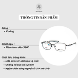 Gọng thể thao New Balance Elock NB07055 titanium fullbox chính hãng