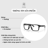  Gọng kính thể thao Oakley Holbrook Rx A 0OX8100F dáng vuông nhựa Propionate chính hãng fullbox 
