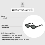  Kính mát Gentle Monster Odd dáng oval nhựa acetate cao cấp fullbox 