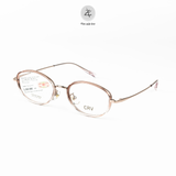 Gọng kính CRV 5505 dáng oval nhựa TR90 + Tianium dẻo chính hãng