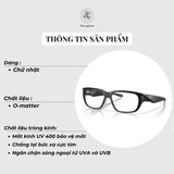  Gọng kính Oakley Upturn 0OX8192D dáng chữ nhật chính hãng fullbox 