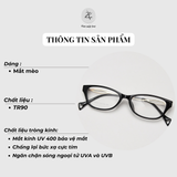  Gọng kính Zay Eyewear G6025 dáng mắt mèo TR90 phong cách Hàn Quốc 