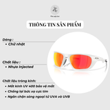  Kính mát Oakley Lateralis 0OO9431 dáng chữ nhật chính hãng fullbox 
