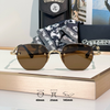  Kính mát Chrome Hearts Prosted dáng đa giác titanium cao cấp fullbox 