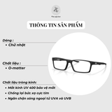  Gọng kính Oakley Overhead 0OX8060 dáng chữ nhật chính hãng fullbox 