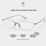  Gọng kính Zay Eyewear B0412 dáng đa giác Titanium phong cách Hàn Quốc 