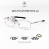  Gọng kính New Balance Elock NBS07068X dáng vuông titanium chính hãng fullbox 