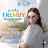  Tròng kính Rocky Đổi màu Trendy Lọc ánh sáng xanh 1.56 SHMC chính hãng 