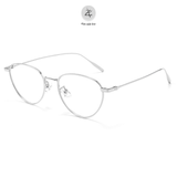  Gọng kính 30885 dáng mắt mèo titanium cao cấp 
