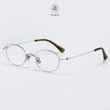  Gọng kính Zay Eyewear 30911Y dáng oval Titanium phong cách Hàn Quốc 