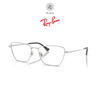 Gọng kính RayBan 0RX6552 dáng mắt mèo kim loại chính hãng fullbox