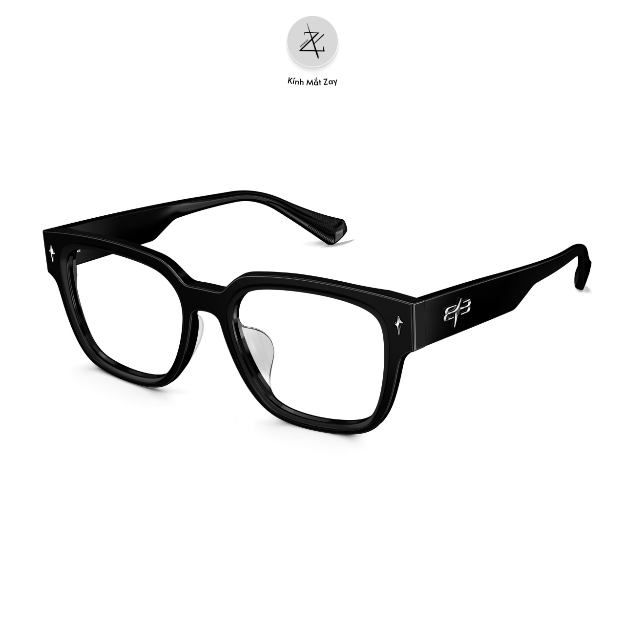  Gọng kính Molsion MJ3115 dáng vuông nhựa acetate chính hãng fullbox 