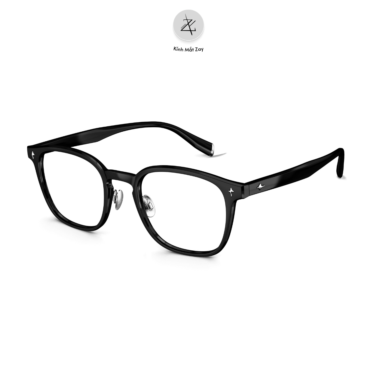  Gọng kính Molsion MJ5166 dáng vuông nhựa acetate chính hãng fullbox 